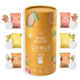 Citrus Mix Dusch-Dampfbomben - Geschenkbox 6er Pack