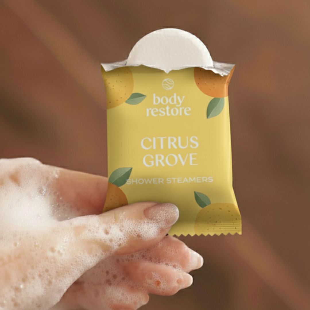 Duschdampfer mit Zitrusduft – 15er-Packung