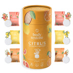 Citrus Mix Dusch-Dampfbomben - Geschenkbox 6er Pack