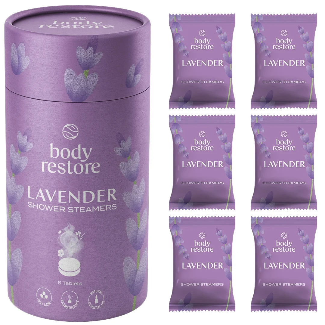 Lavendel-Duschdampfer – 6er-Geschenkpackung