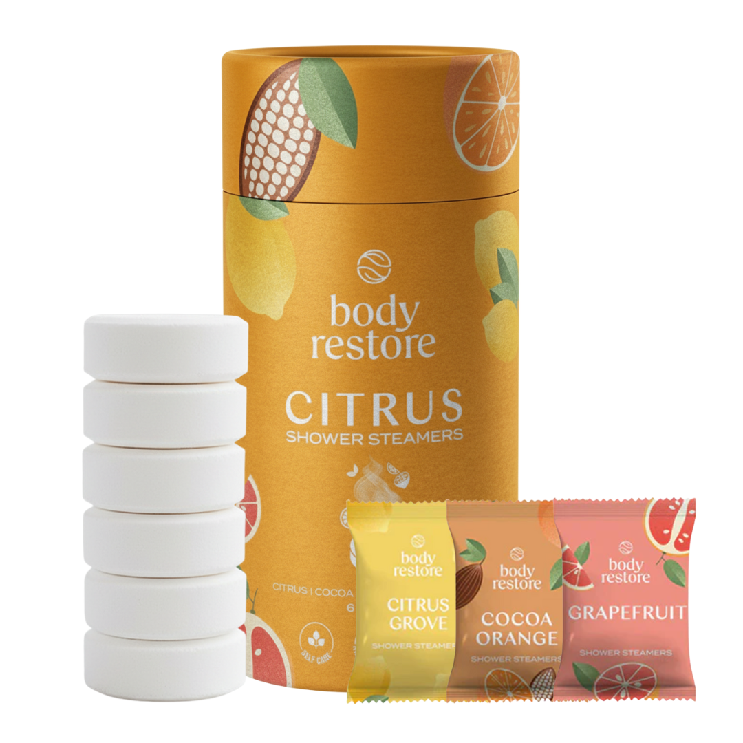 Duschdampfer mit Zitrusduft – 6er-Geschenkbox