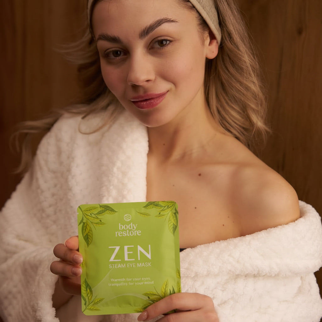 Zen Steam Augenmasken - Grüner Tee