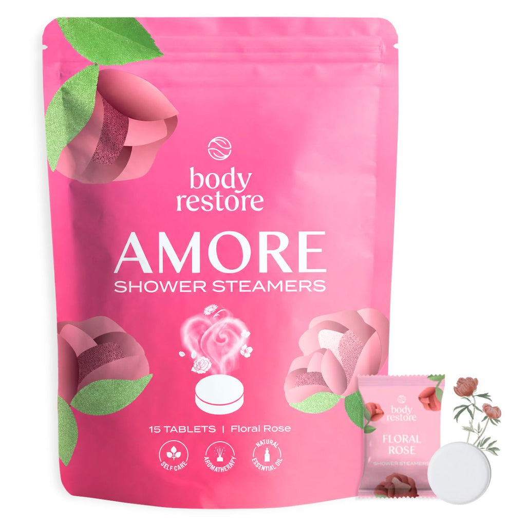 Floral Rose Dusch-Dampfbomben - 15er Packung