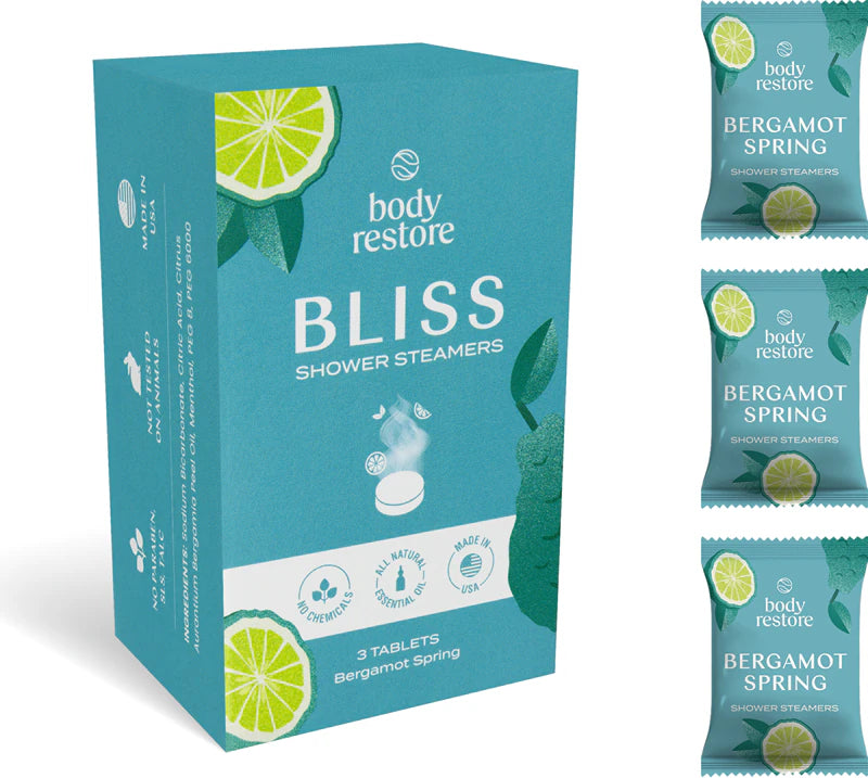 Bergamotte Duschdampfer (3er-Pack) 