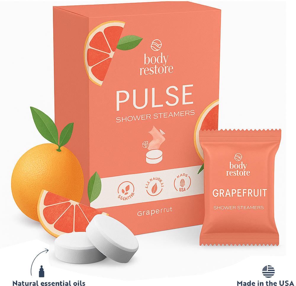 Duschdampfer mit Grapefruitgeschmack (3er-Pack) 