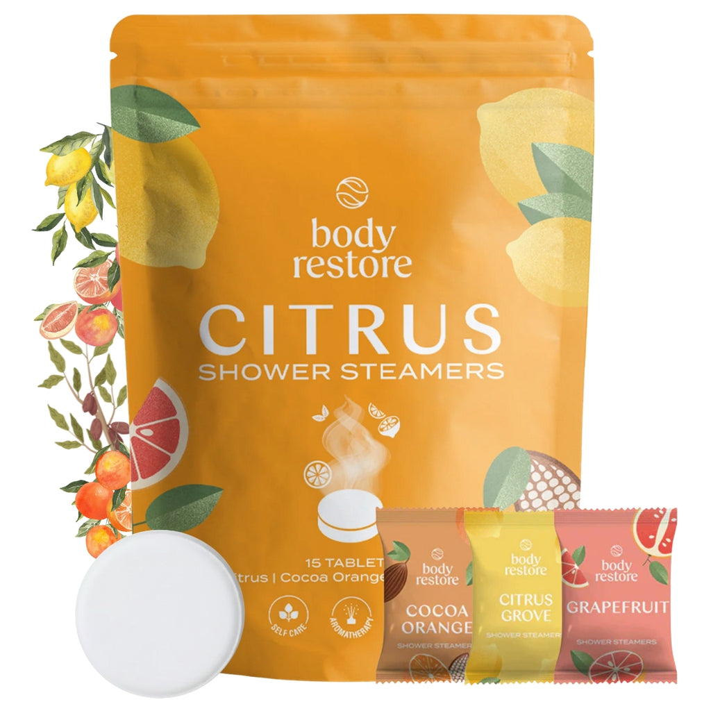Duschdampfer mit Zitrusduft – 15er-Packung