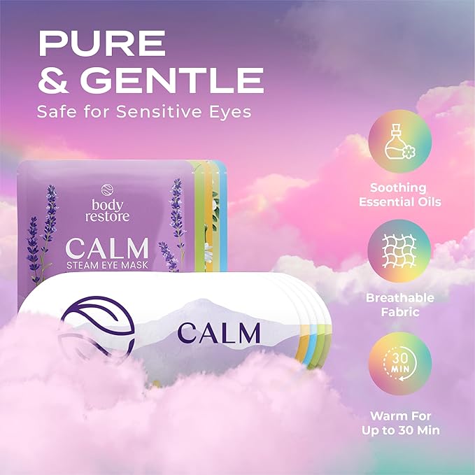 Verschiedene Dampf-Augenmasken – Mix