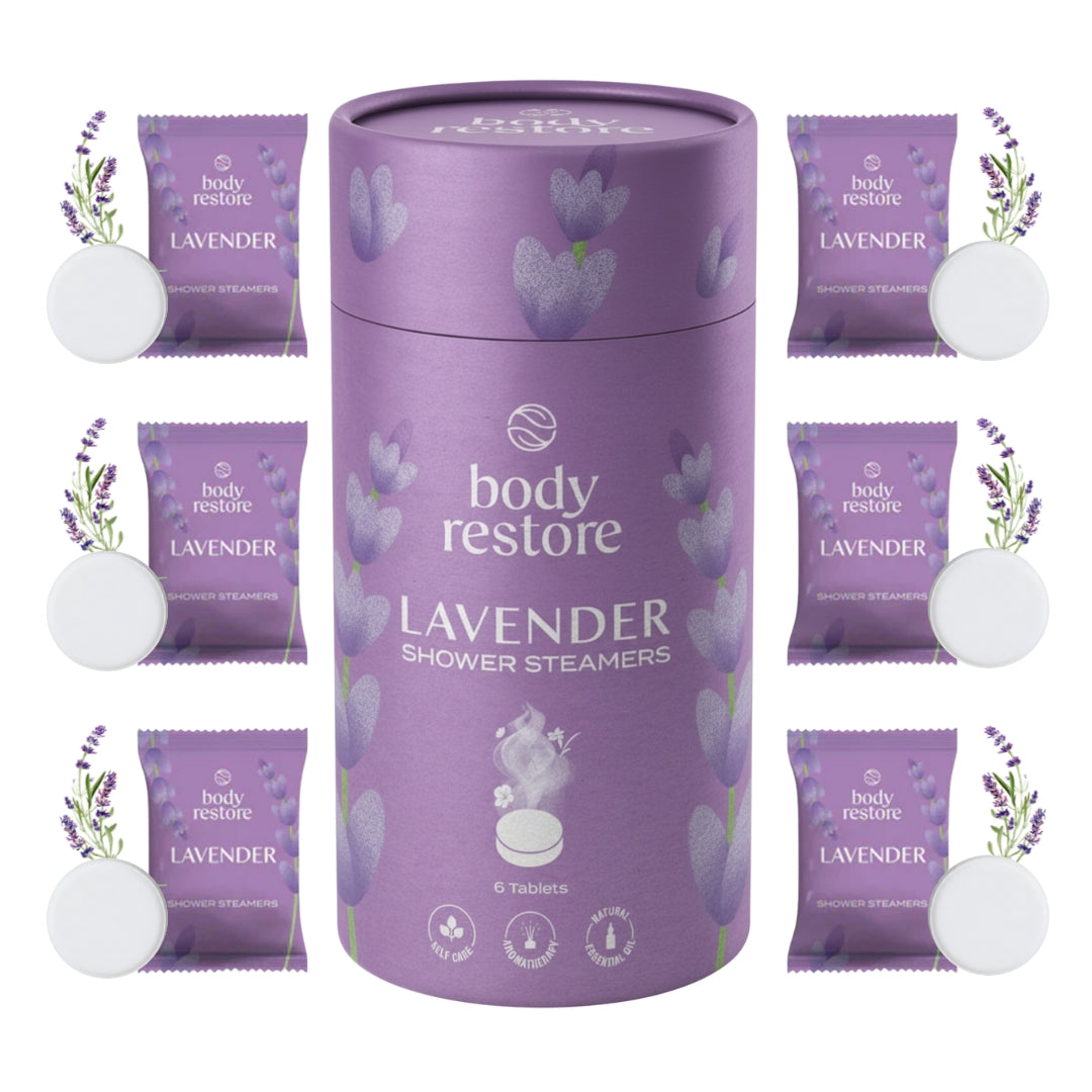 Lavendel-Duschdampfer – 6er-Geschenkpackung