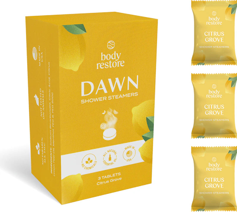 Duschdampfer mit Zitrusduft (3er-Pack) 