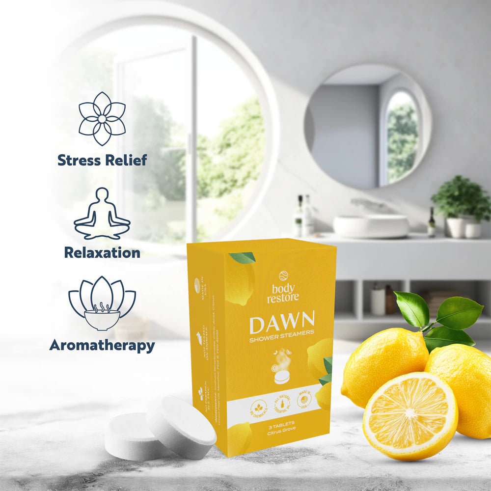 Duschdampfer mit Zitrusduft (3er-Pack) 