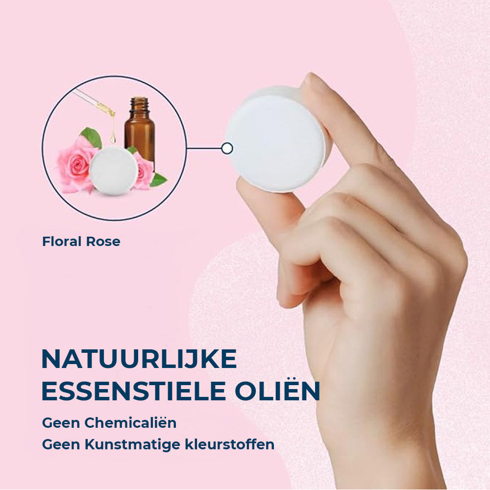 Duschdampfer mit Rosenblütenmuster – 15er-Packung