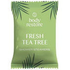 Duschdampfer mit frischem Teebaumöl (3er-Pack) 