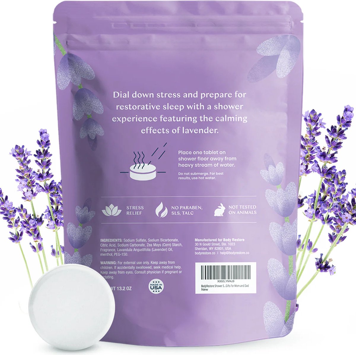 Lavendel Shower Steamer - 15 Stück