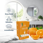 Orangefarbener Duschdampfer (3er-Pack) 